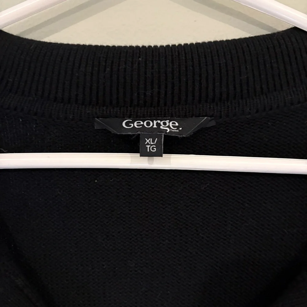 ☀️Classic Black Knit Sweater XL - Picture 4 of 5